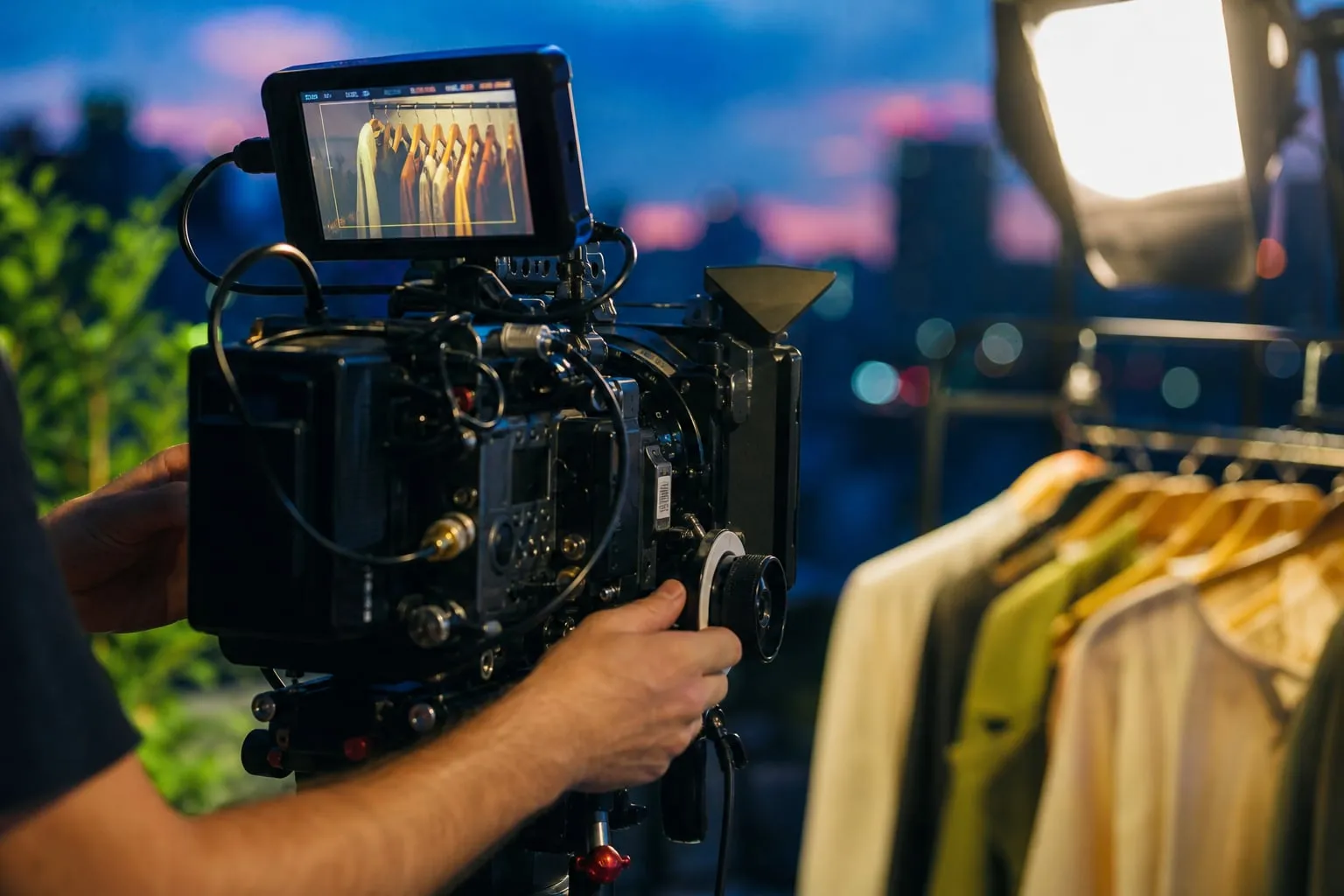 Filmagem de moda sustentável: espaços e técnica em SP