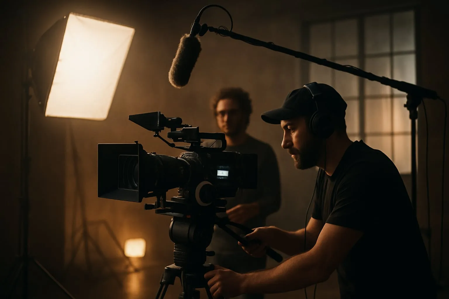 Espaços para filmagem: escolher, montar e gravar áudio