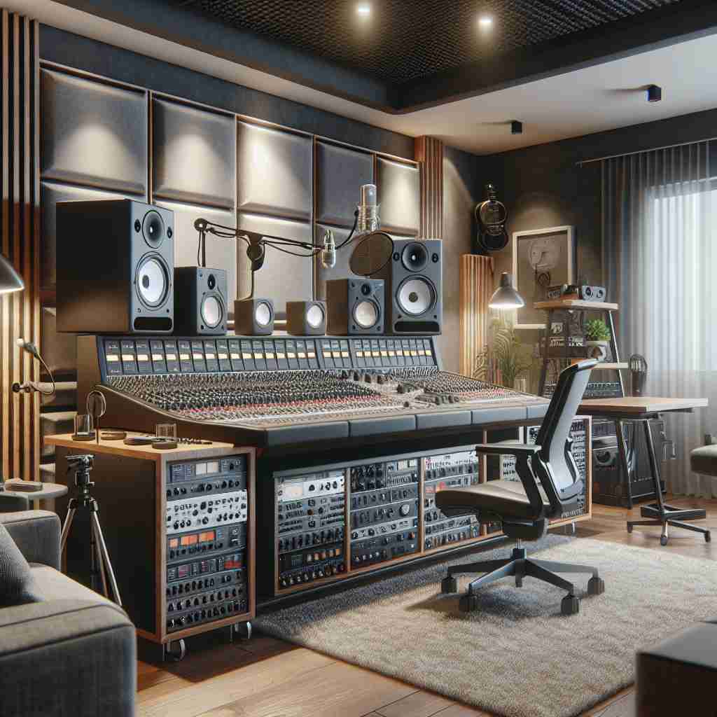 An image illustrating Como Montar Estúdio de Gravação em Casa