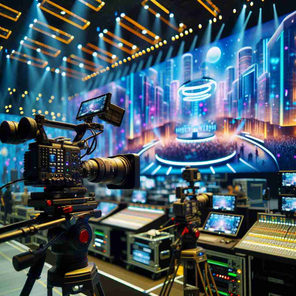 An image illustrating Produção de Vídeo para Eventos ao Vivo