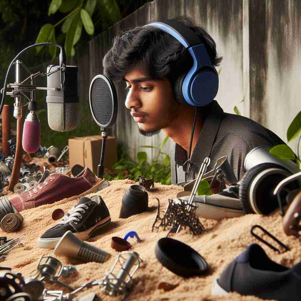 An image illustrating Gravação de Foley em Projetos Amadores