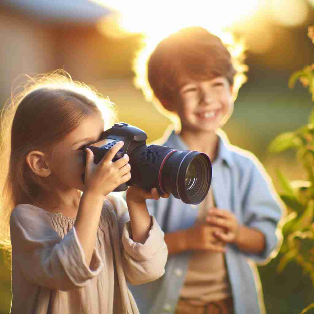 An image illustrating Fotografando Crianças Truques e Paciência