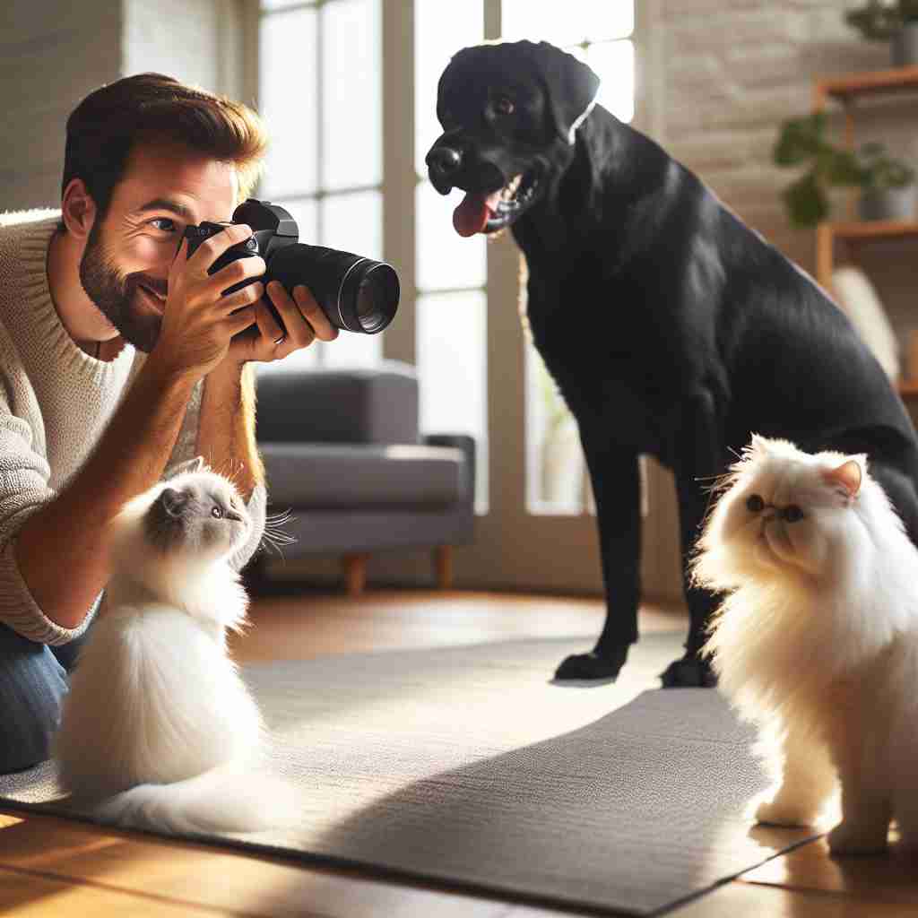 An image illustrating Fotografando Animais de Estimação em Casa