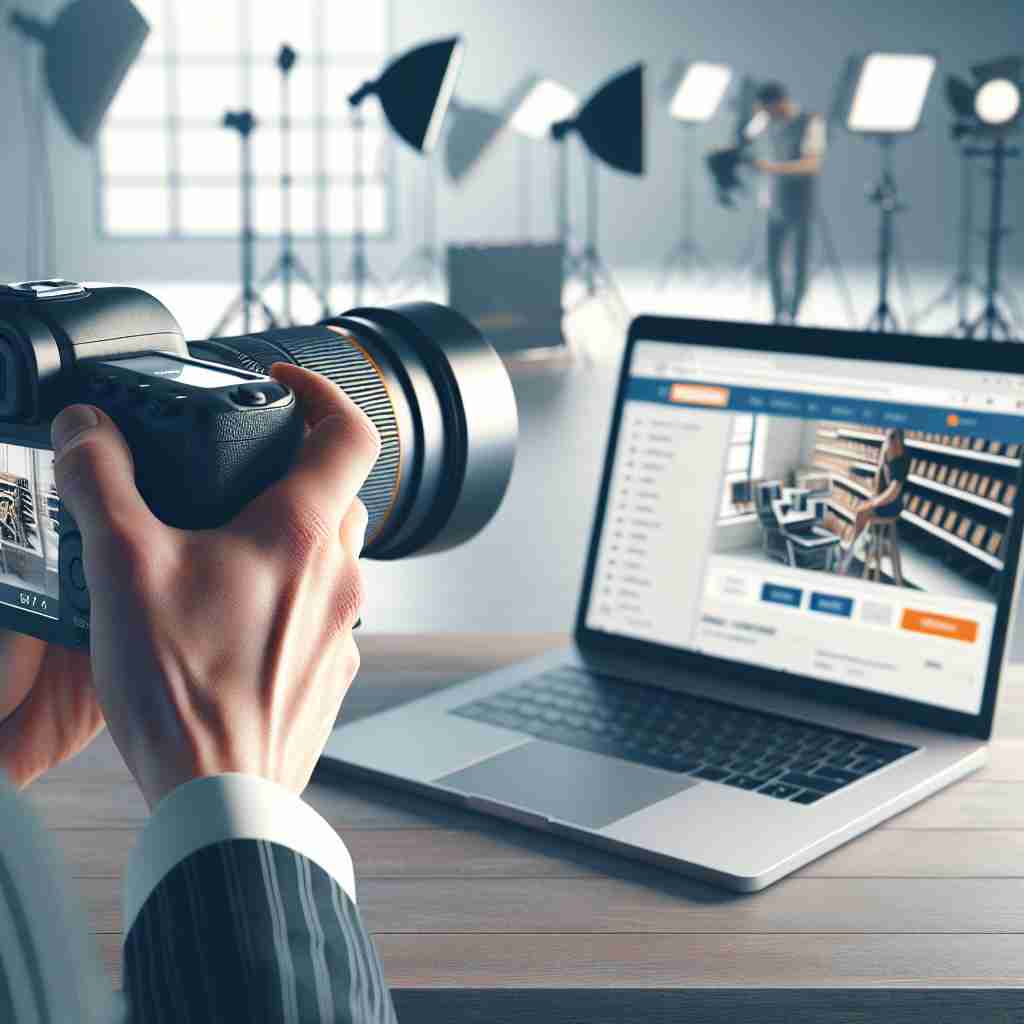 An image illustrating Como Vender Fotos em Bancos de Imagem