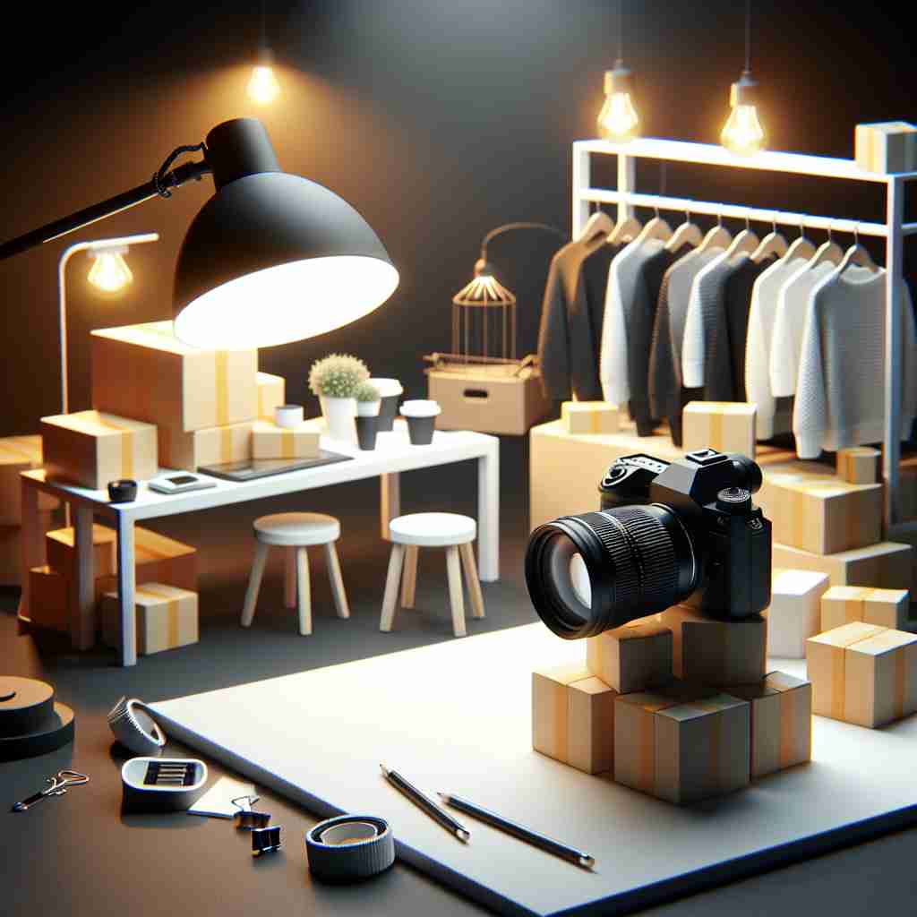 An image illustrating Como Fotografar Produtos para E-commerce